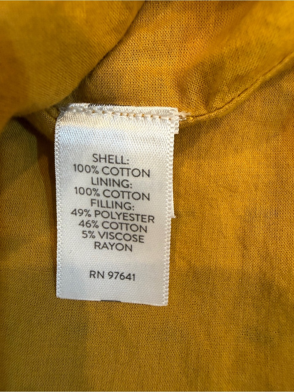 J.Jill Pure Jill Kantha Quilted Kimono Jacket Goldenrod Yellow - Picture 12 of 12